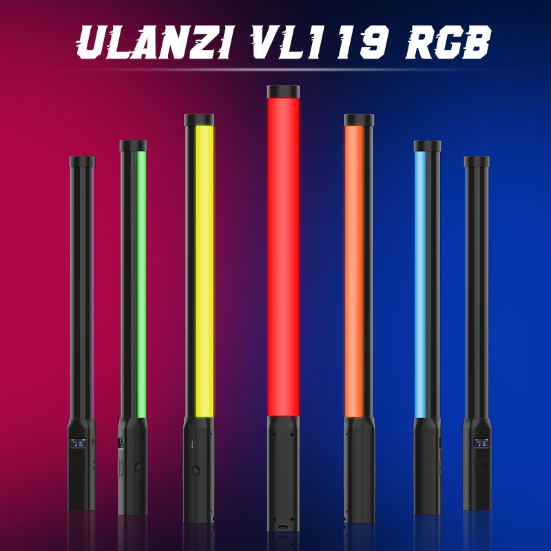 Webcam Ring Light - Ulanzi VL119 Handheld RGB Bunte Stick