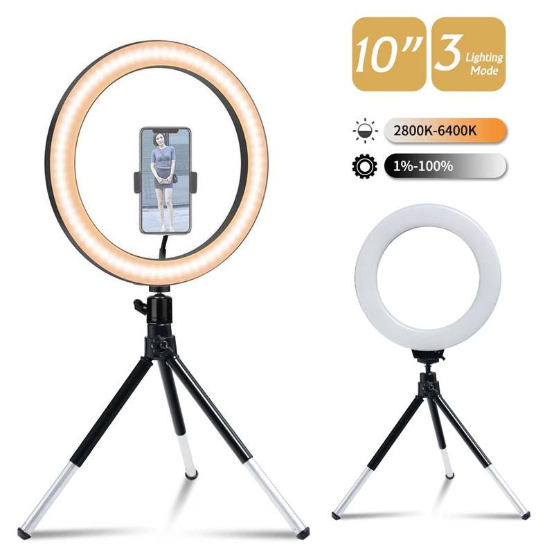 Webcam Ring Light - LED Ring Licht Fotografie Einstellbare Beleuchtung