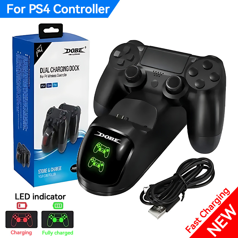 Esports Gaming Station - Neue PS4 Ladestation Drahtlose Schnelle Ladegerät