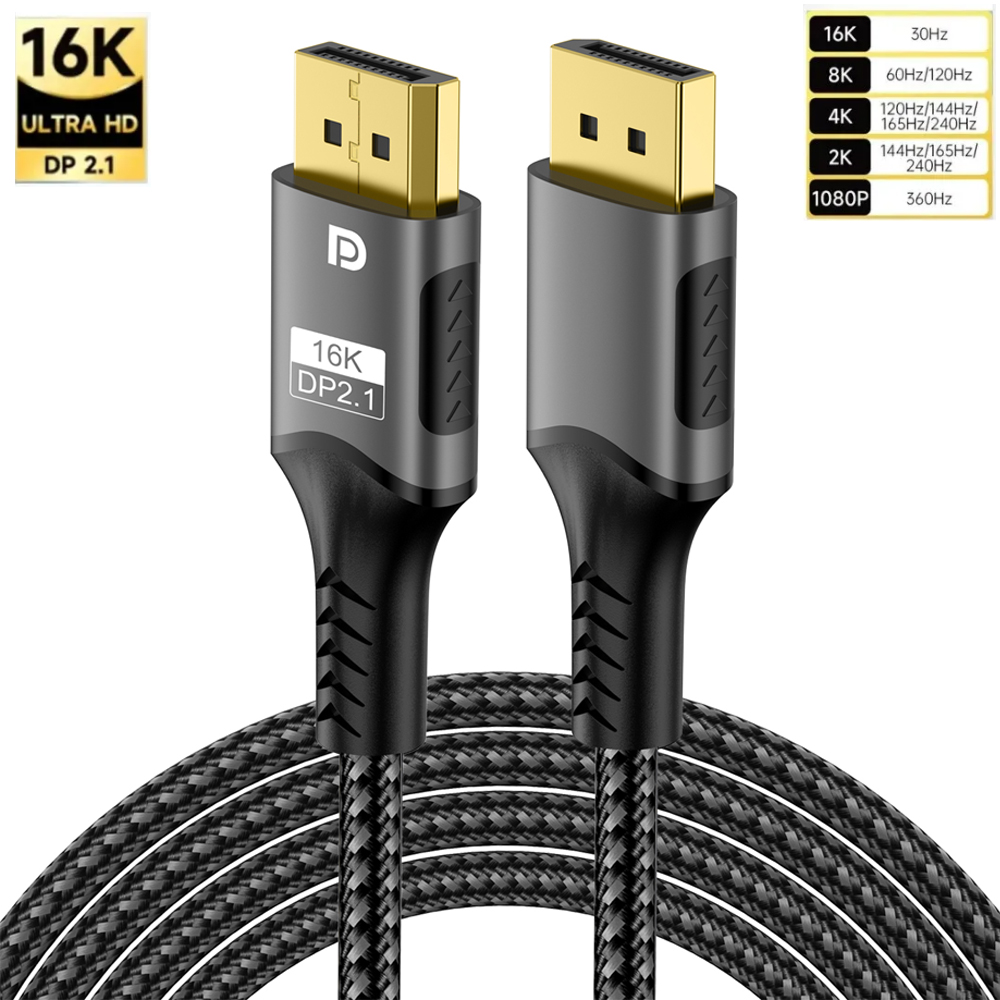 Gaming Speaker 2.1 - Display Port 2.1 Kabel DP2.1 80