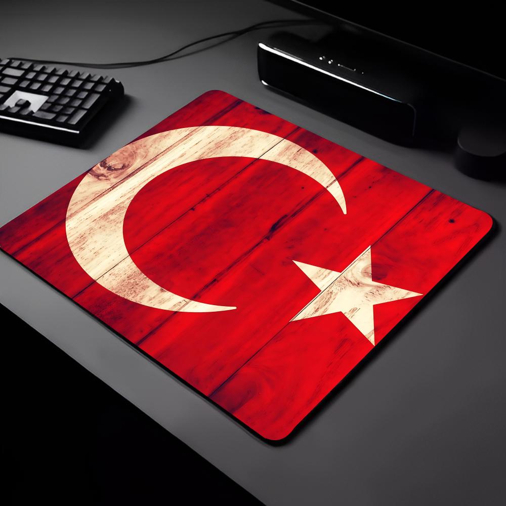 Esports Gaming Maus - Türkische Flagge Mauspad E-Sport-Spieler Pause Pads