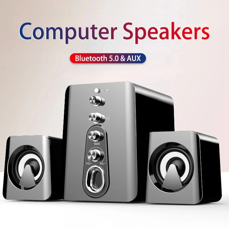 Gaming Speaker 2.1 - Computer Lautsprecher Heimkino System PC Bass