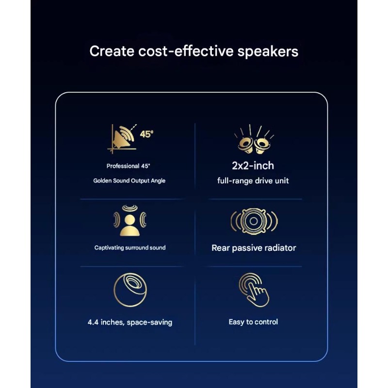 Kreativer Pebble-Lautsprecher  – Gaming Speaker 2.1 Bewertung und Preis