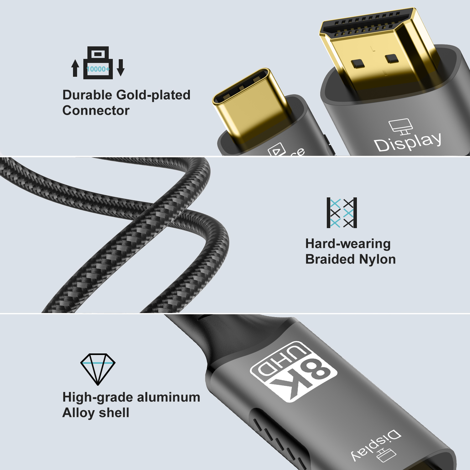 8K Typ C auf HDMI 2.1 Kabel 32 – Gaming Speaker 2.1 Bewertung und Preis
