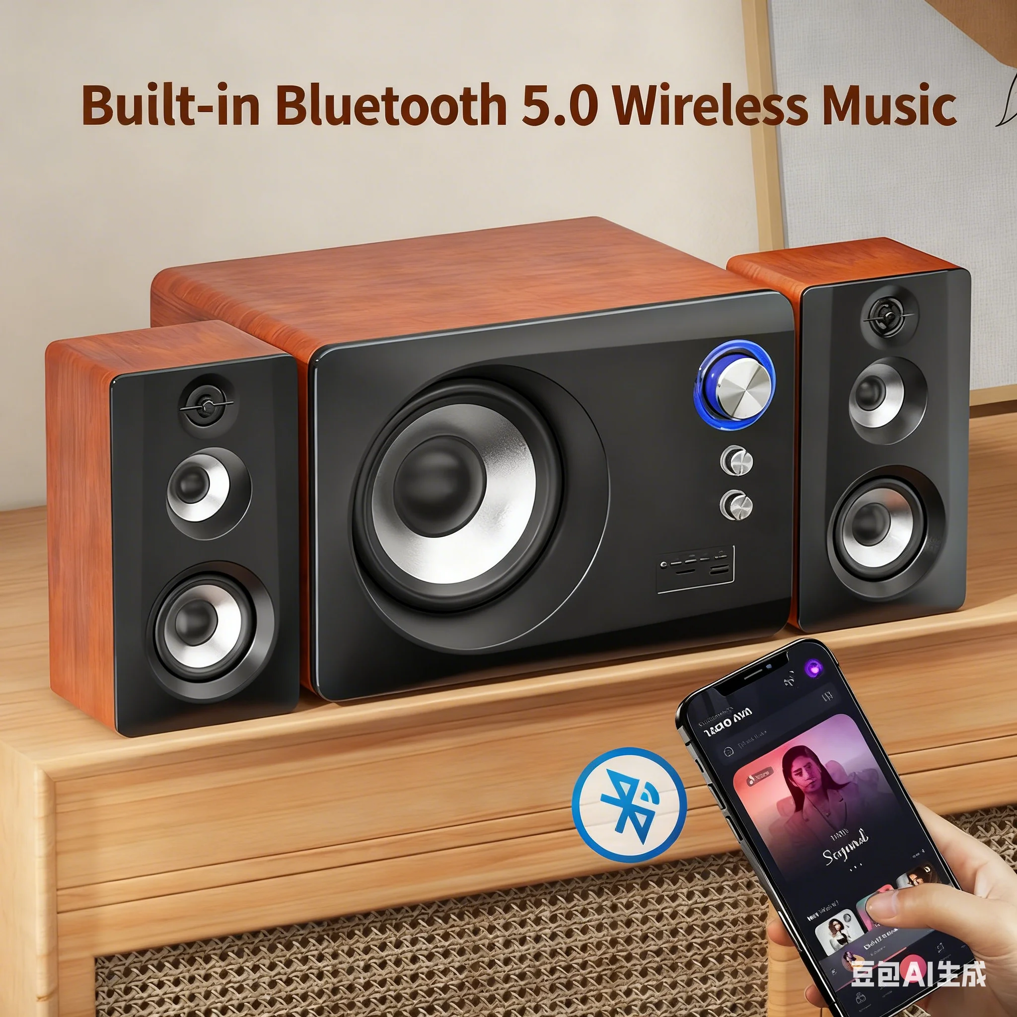 Hölzerne 2.1 Bluetooth-Lautspr – Gaming Speaker 2.1 Bewertung und Preis
