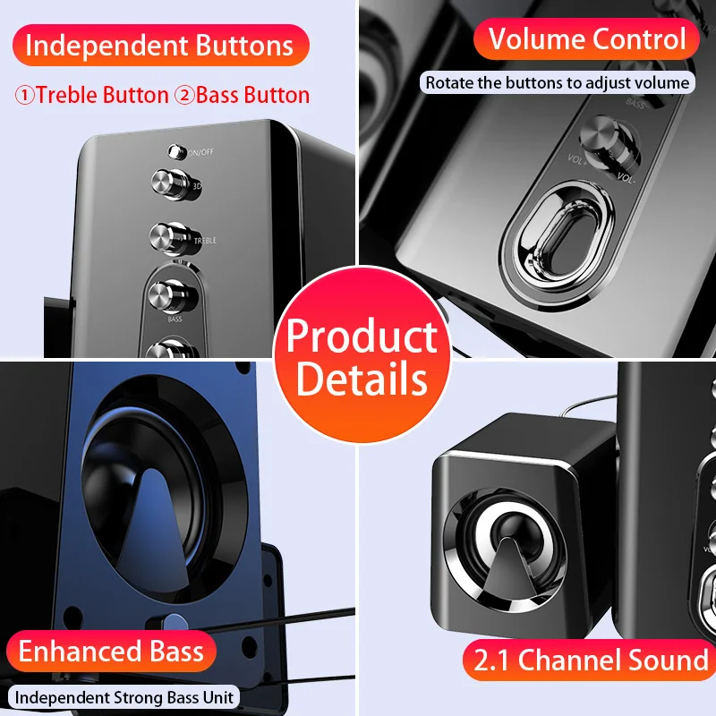 Computer Lautsprecher Heimkino – Gaming Speaker 2.1 Bewertung und Preis