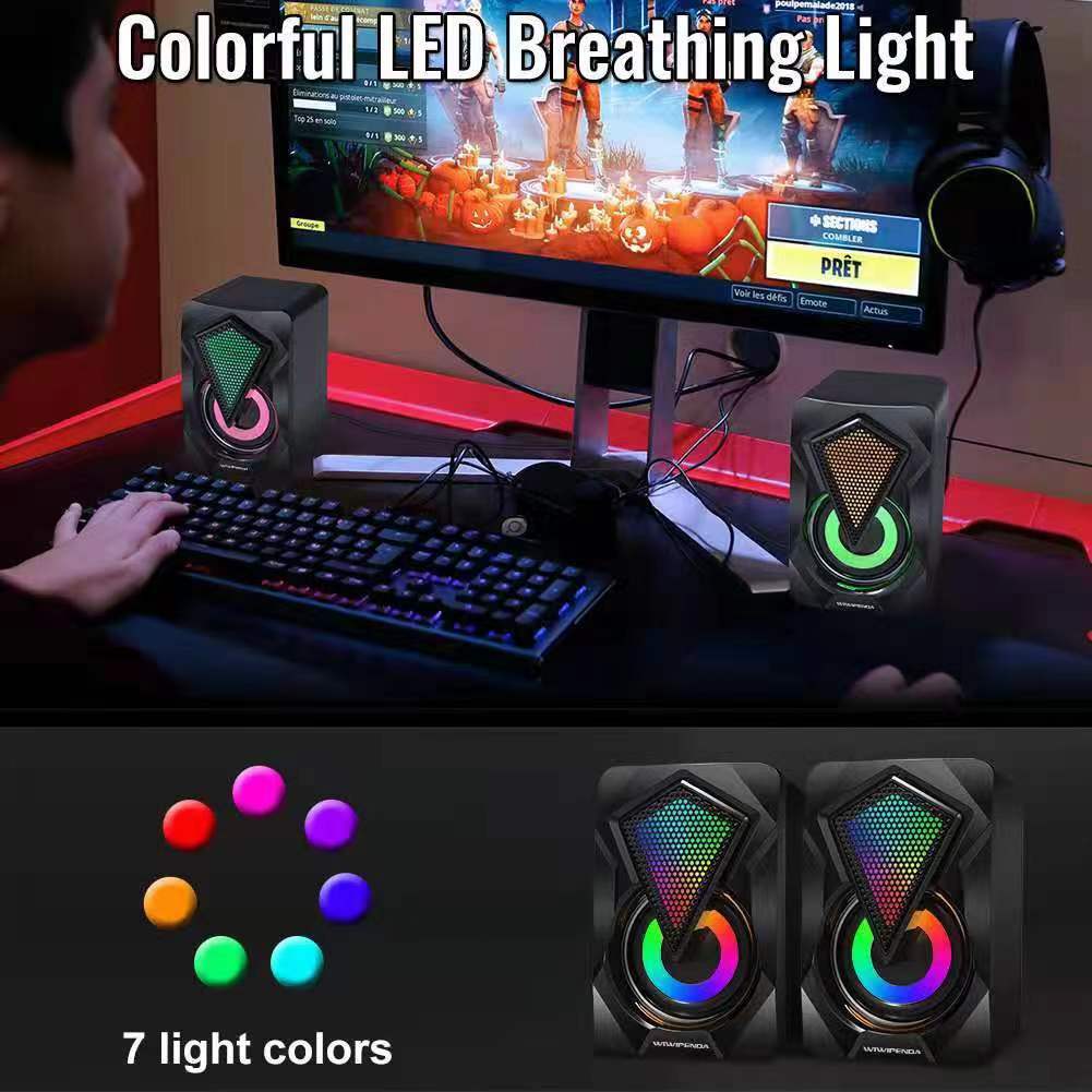 RGB-Beleuchtete Computerlautsp – Gaming Speaker 2.1 Bewertung und Preis