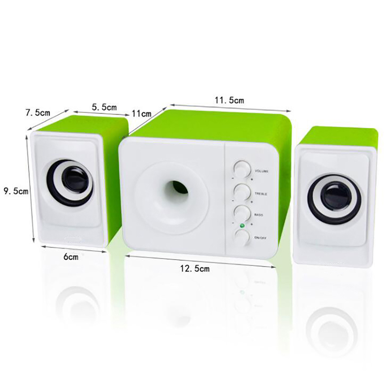 2,1 USB-Desktop-Lautsprecher,  – Gaming Speaker 2.1 Bewertung und Preis