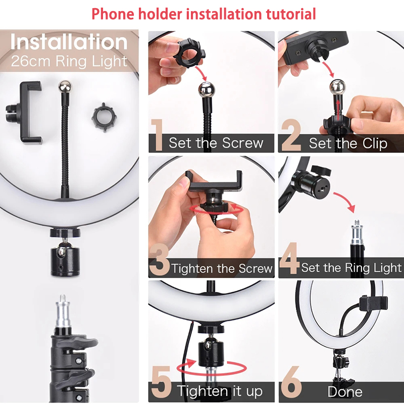 16 cm 26 cm 33 cm LED Ring Lic – Webcam Ring Light Bewertung und Preis